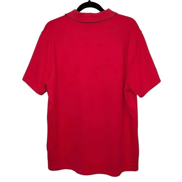 Rhône Men’s Outdoor Stretch Golf Performance Polo Red Size Large - Picture 2 of 6